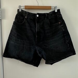 Zara Women’s Denim Charcoal Shorts Size 10
